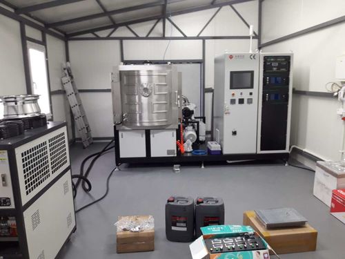 آخرین اخبار شرکت در مورد نصب و راه اندازی ماشین Sputtering PVD Magnetron طراحی شده پلاگین توسط مشتری با نظارت آنلاین ما