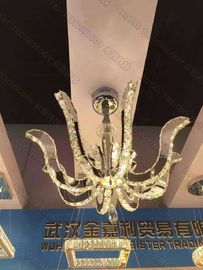قیمت خوب دستگاه آبکاری PVD دستگاه نورپردازی شیشه ای ، تجهیزات پلاستیکی خلاء لوستر کریستالی چند قوس آنلاین