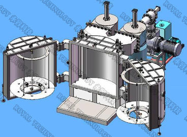 Mirror Mirrors PVD Magnetron Sputtering Machine، DC Sputtering Vacuum Unbal متوازن کارخانه