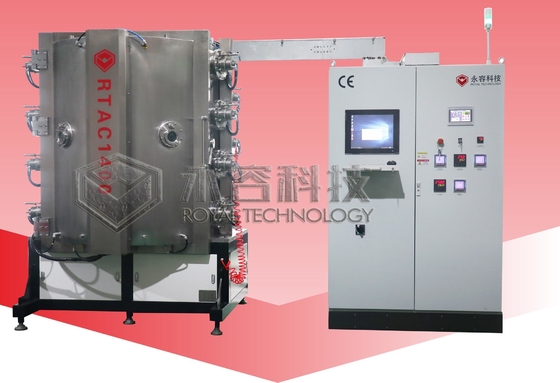قیمت خوب TiN PVD Gold Coating Machine تجهیزات تیتانیوم نیترید طلا تزئینی آنلاین