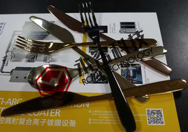 دستگاه پوشش تزئینی PVD چاقو / چنگال / قاشق