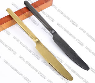 چنگال های چنگال و فولاد ضد زنگ قاشق و چاقو آبکاری طلای PVD