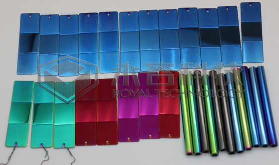 پوشش جدید PVD: رنگ بنفش PVD، PVD مایل به قرمز، PVD سبز برنجی، PVD آبی سرمه ای، روکش های آبی-ببی
