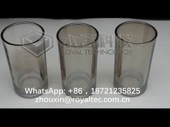 پوشش رنگ کنیاک PVD روی ظروف شیشه ای