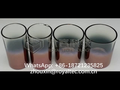 مس PVD - رزگلد روی ظروف شیشه ای