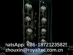 لامپ شیشه ای - روکش نقره شفاف