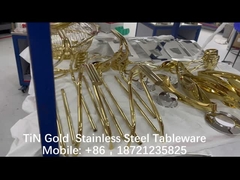 پوشش طلا TiN PVD برای ظروف آشپزخانه، پوشش طلا ZrN PVD