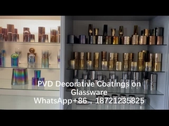 پوشش های تزئینی PVD بر روی شیشه، دستگاه پوشش PVD شیشه ای