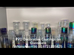 دستگاه پوشش شیشه ای با خلاء بالا سیستم پوشش تزئینی PVD